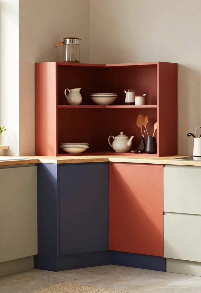 15 Kitchen Corner Cabinet 2026 Trending Ideas That Use Every Inch - 14. Corner Cabinets with Unique Shapes 1