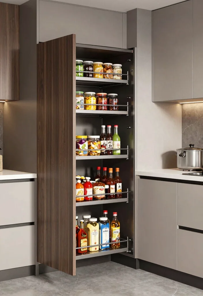 15 Kitchen Corner Cabinet 2026 Trending Ideas That Use Every Inch - 4. Pull-Out Pantry Corners 1