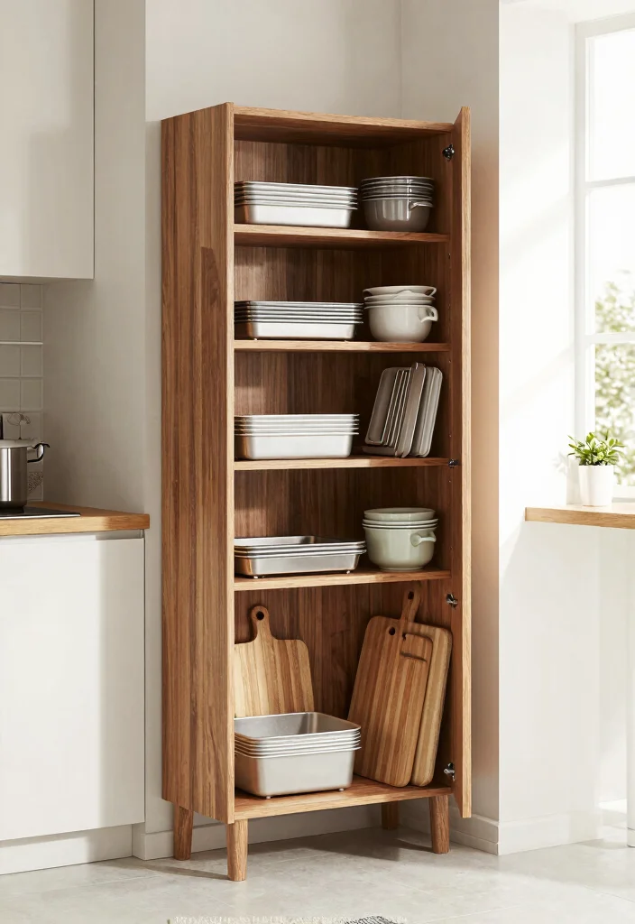 15 Kitchen Corner Cabinet 2026 Trending Ideas That Use Every Inch - 9. Corner Cabinet with Vertical Storage 1