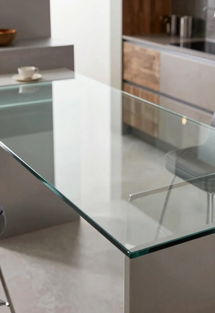 15 Kitchen Countertop Materials Ideas to Suit Every Style - 15. Glass 1