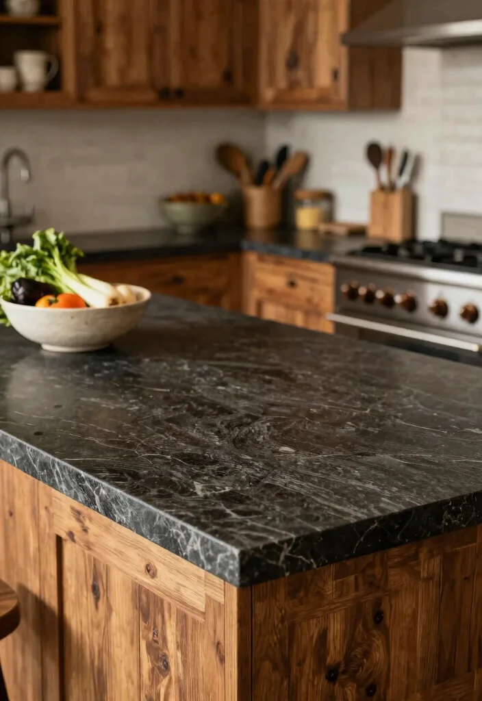 15 Kitchen Countertop Materials Ideas to Suit Every Style - 5. Soapstone 1