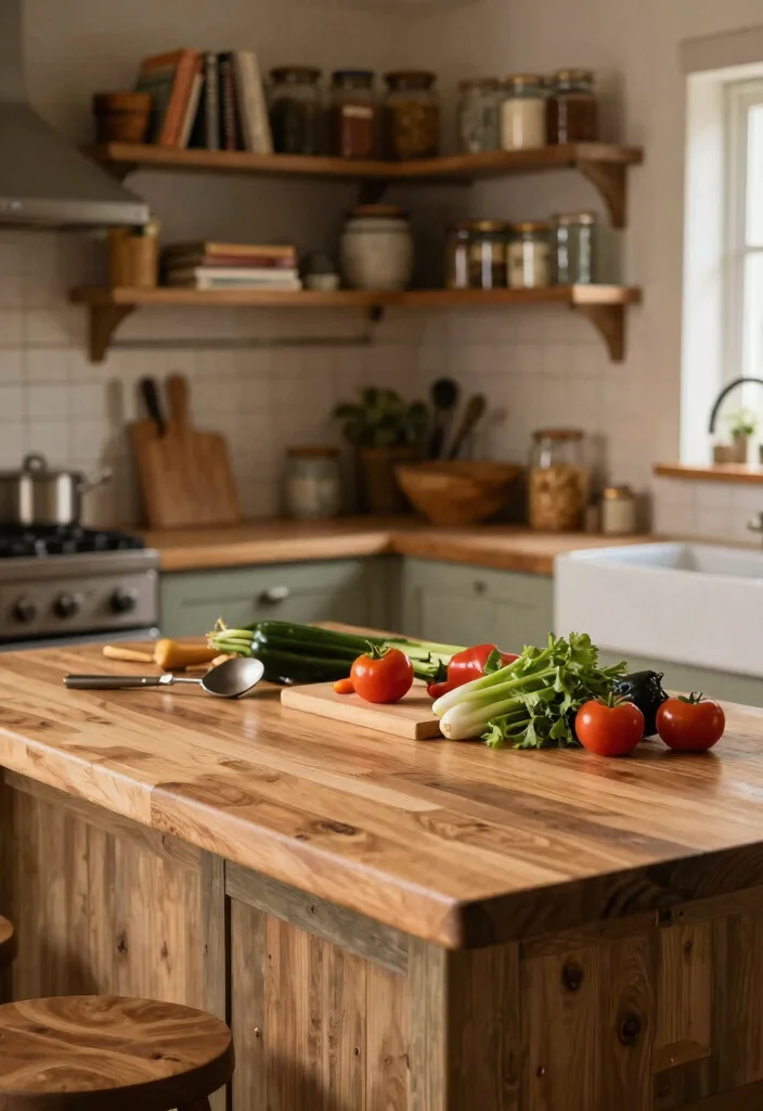 15 Kitchen Countertop Materials Ideas to Suit Every Style - 7. Butcher Block 1
