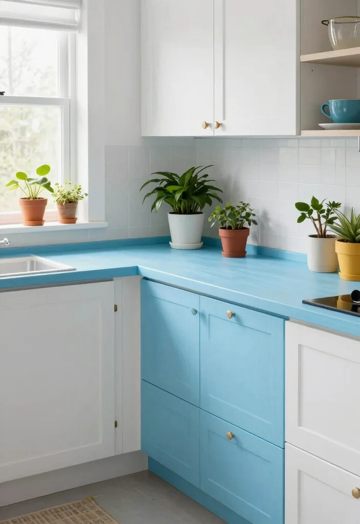 15 Kitchen Countertops on a Budget Ideas That Look Expensive - 6. Painted MDF: Creative Customization 1