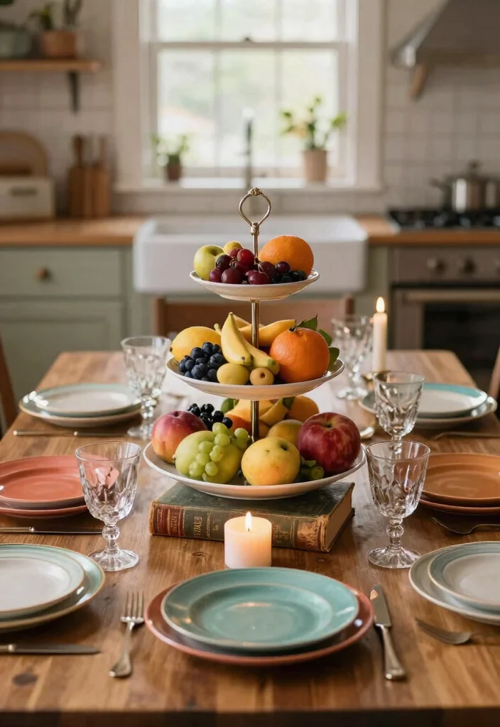 15 Kitchen Dining Table Ideas With Functional Style 6 15 Kitchen Dining Table Ideas With Functional Style - 6. Creative Table Centerpieces 1