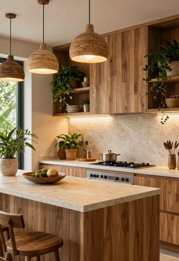 15 Lights Under Kitchen Cabinets Ideas That Glow Brightly - 13. Outdoor-Inspired Lighting 1