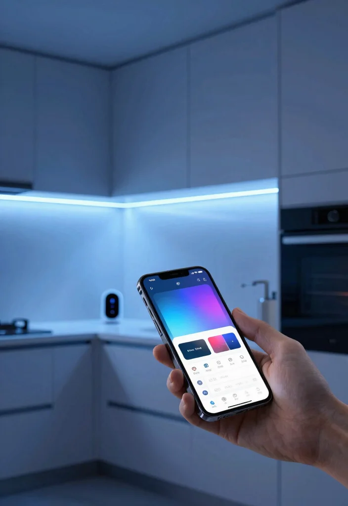 15 Lights Under Kitchen Cabinets Ideas That Glow Brightly - 8. Smart LED Lighting 1