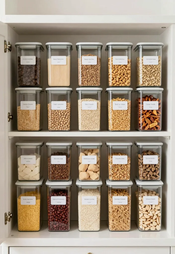 15 Small Kitchen Organization Storage Ideas That Work Wonders - 12. Customizable Container Sets 1