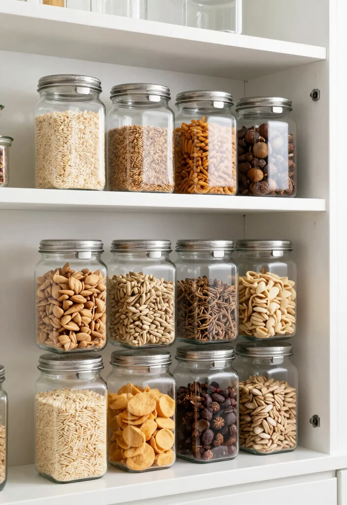 15 Small Kitchen Organization Storage Ideas That Work Wonders - 14. Clear Storage Solutions 1