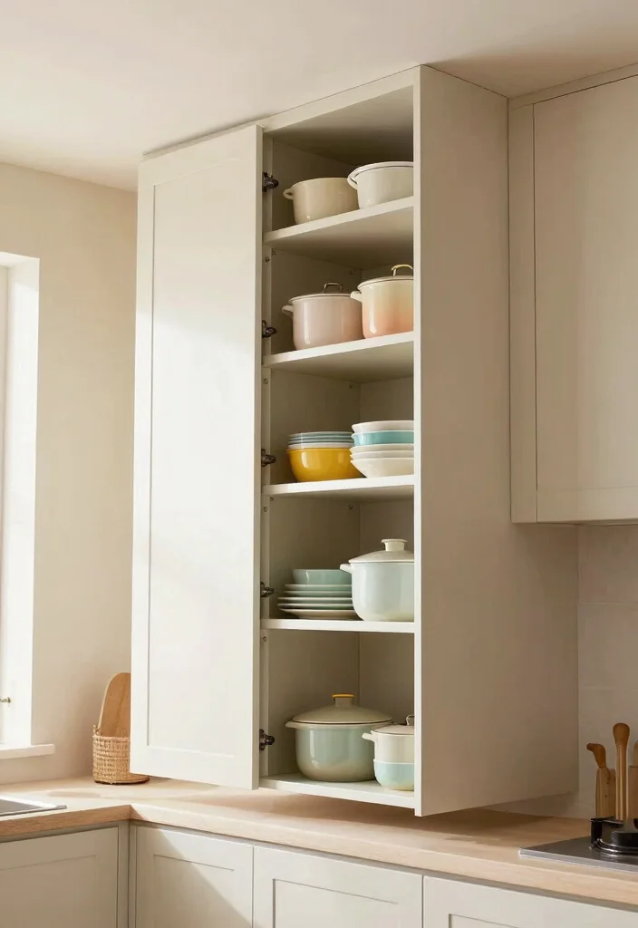 15 Storage Cabinet Kitchen Ideas With Smart Organization - 1. Vertical Storage Wonders 1