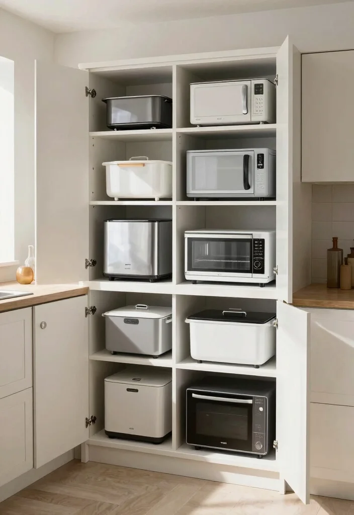 15 Storage Cabinet Kitchen Ideas With Smart Organization - 12. Under-Counter Cabinets 1