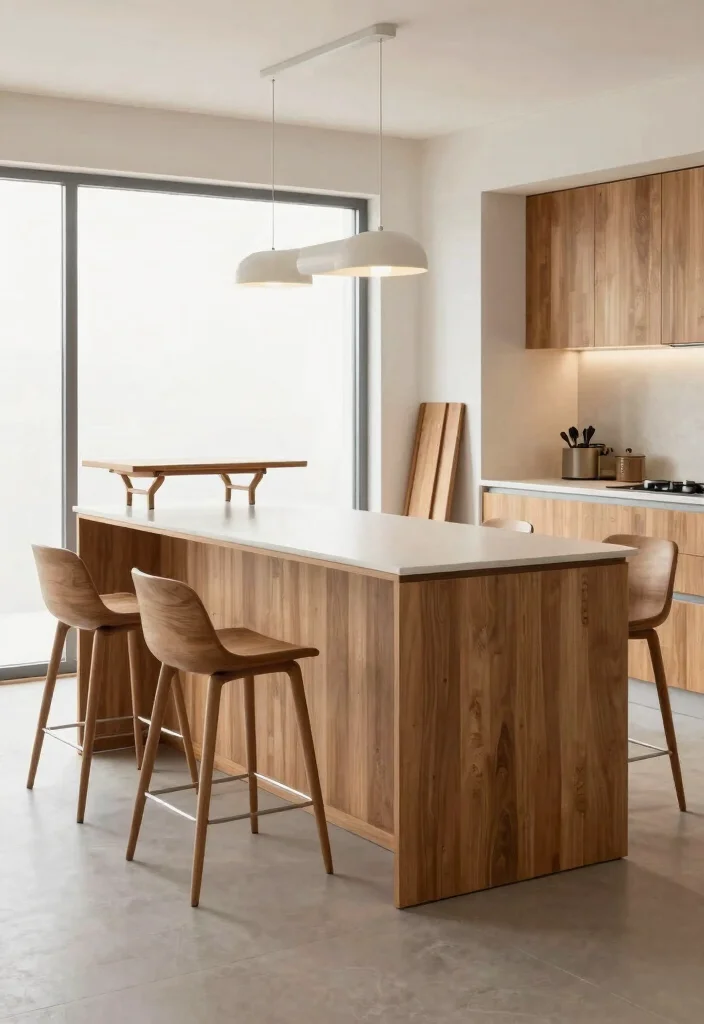 15 Storage Cabinet Kitchen Ideas With Smart Organization - 4. Multifunctional Furniture 1