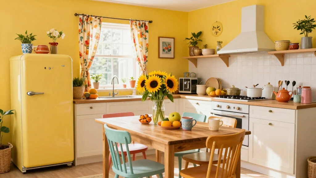 15 Yellow Wall Kitchen Ideas With Sunny Vibes
