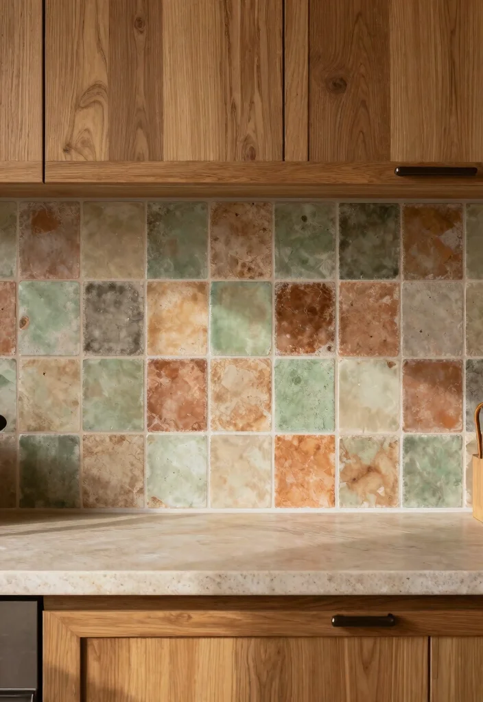 16 Backsplash Tiles for Kitchen Ideas With Bold Patterns 11 16 Backsplash Tiles for Kitchen Ideas With Bold Patterns - 11. Earthy Tones 1