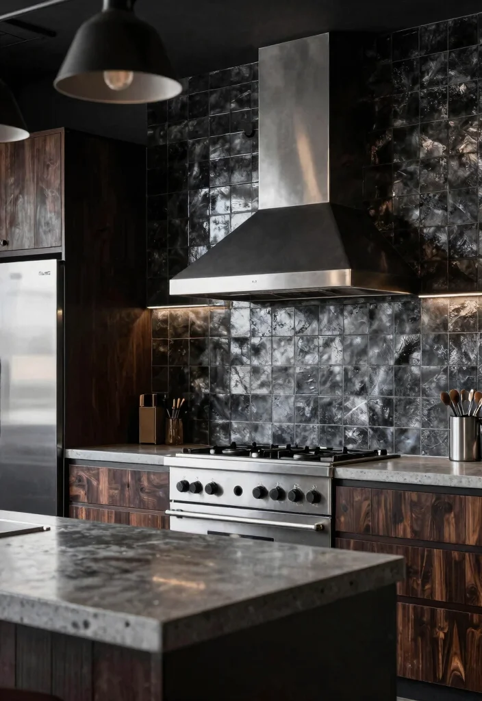 16 Backsplash Tiles for Kitchen Ideas With Bold Patterns 8 16 Backsplash Tiles for Kitchen Ideas With Bold Patterns - 8. Urban Industrial 1