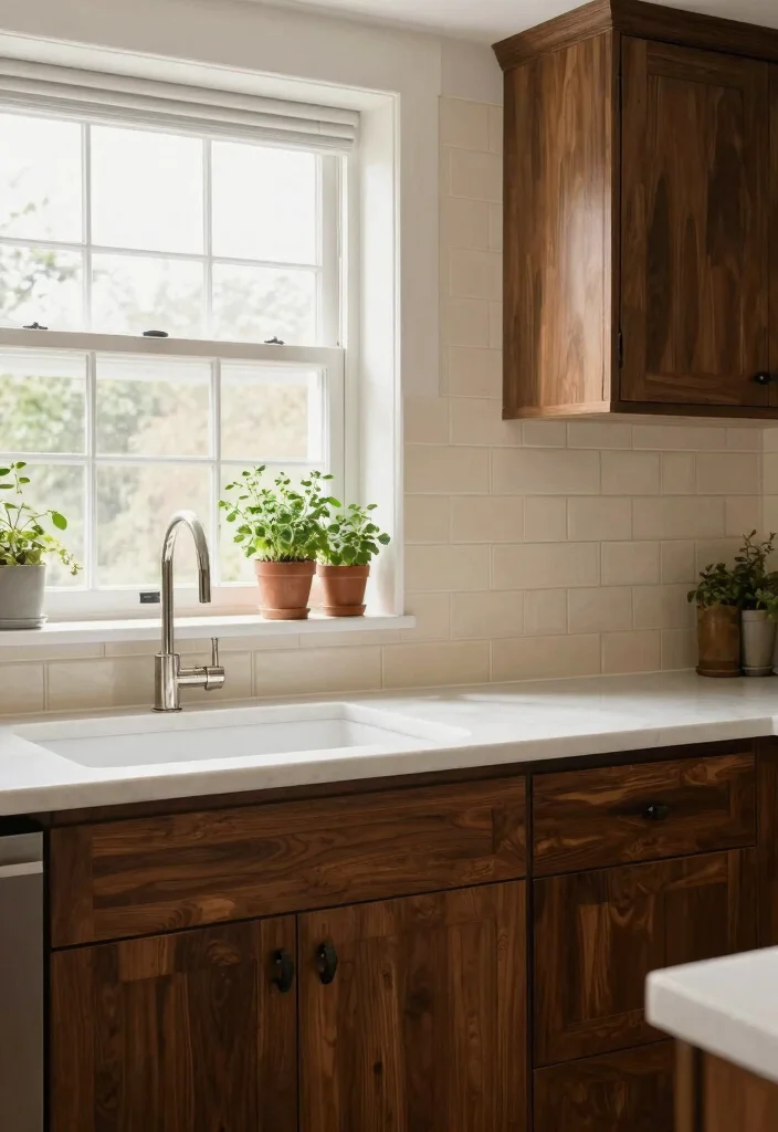 16 Cream Tiles Kitchen Ideas With Soft Neutral Tone - 4. Cream Subway Tiles for a Timeless Look 1