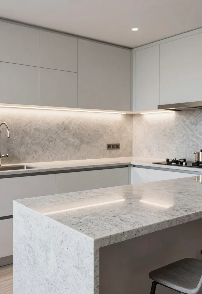 16 Grey Countertops Kitchen Ideas With Modern Appeal 7 16 Grey Countertops Kitchen Ideas With Modern Appeal - 7. Grey Quartz for Durability and Style 1