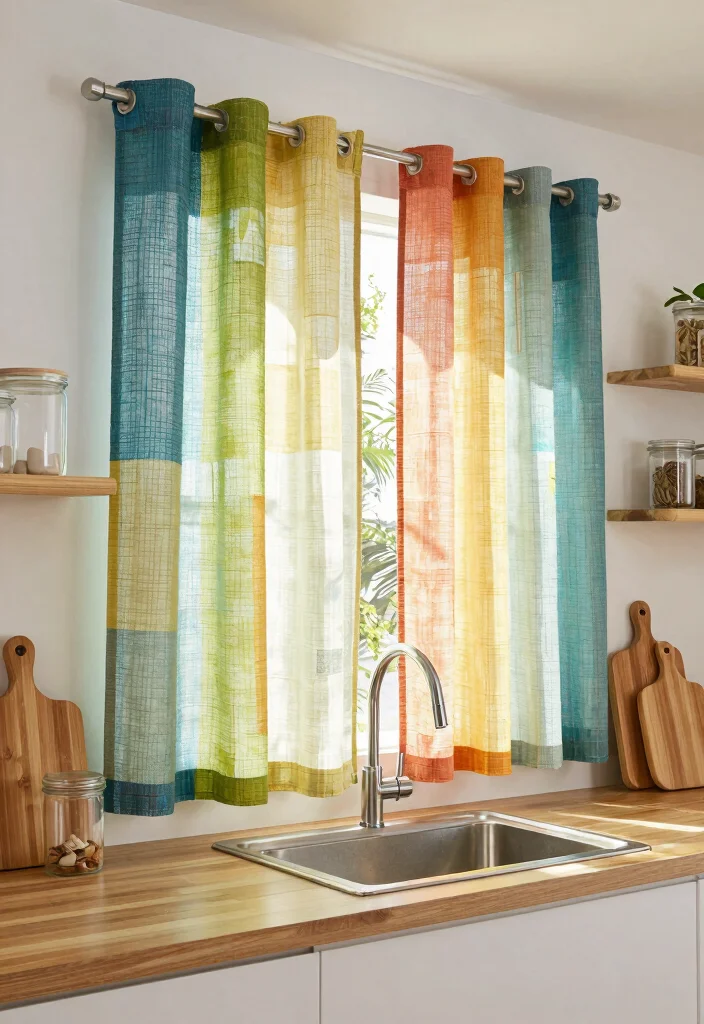 16 Kitchen Curtain Ideas Above Sink 2026 Trending That Add Charm 13 16 Kitchen Curtain Ideas Above Sink 2026 Trending That Add Charm - 13. Eco-Conscious Recycled Material Curtains 1