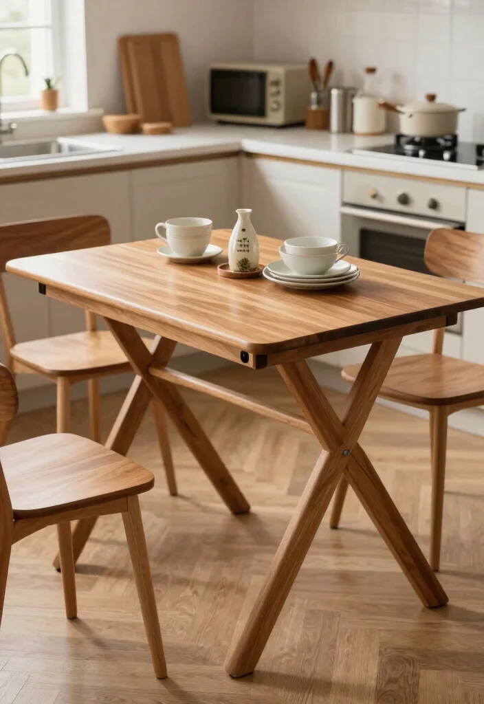 16 Kitchen Table Top Ideas With Stylish Surfaces 13 16 Kitchen Table Top Ideas With Stylish Surfaces - 13. Folding Table Tops 1