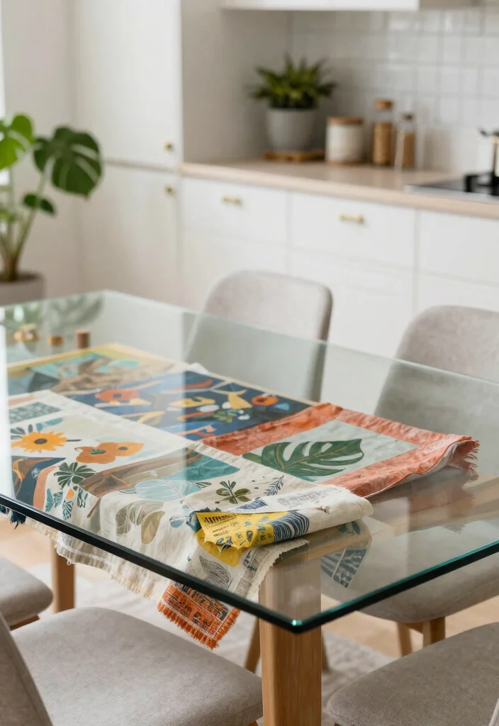 16 Kitchen Table Top Ideas With Stylish Surfaces 4 16 Kitchen Table Top Ideas With Stylish Surfaces - 4. Eco-Friendly Glass 1