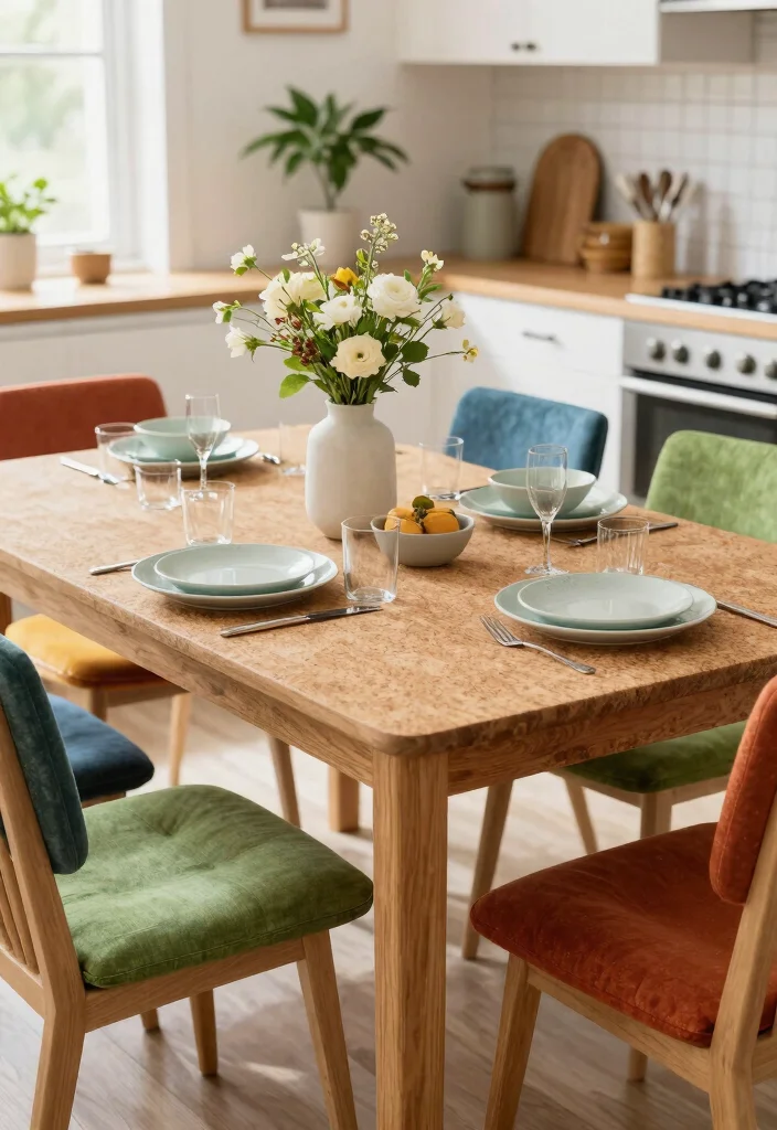 16 Kitchen Table Top Ideas With Stylish Surfaces 7 16 Kitchen Table Top Ideas With Stylish Surfaces - 7. Cork Table Tops 1