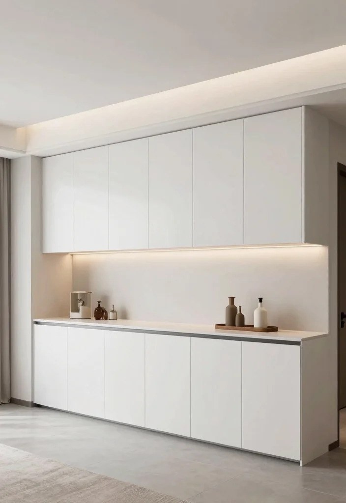 16 Kitchen Upper Cabinets Ideas That Maximize Height - 1. Sleek Modern Cabinets 1