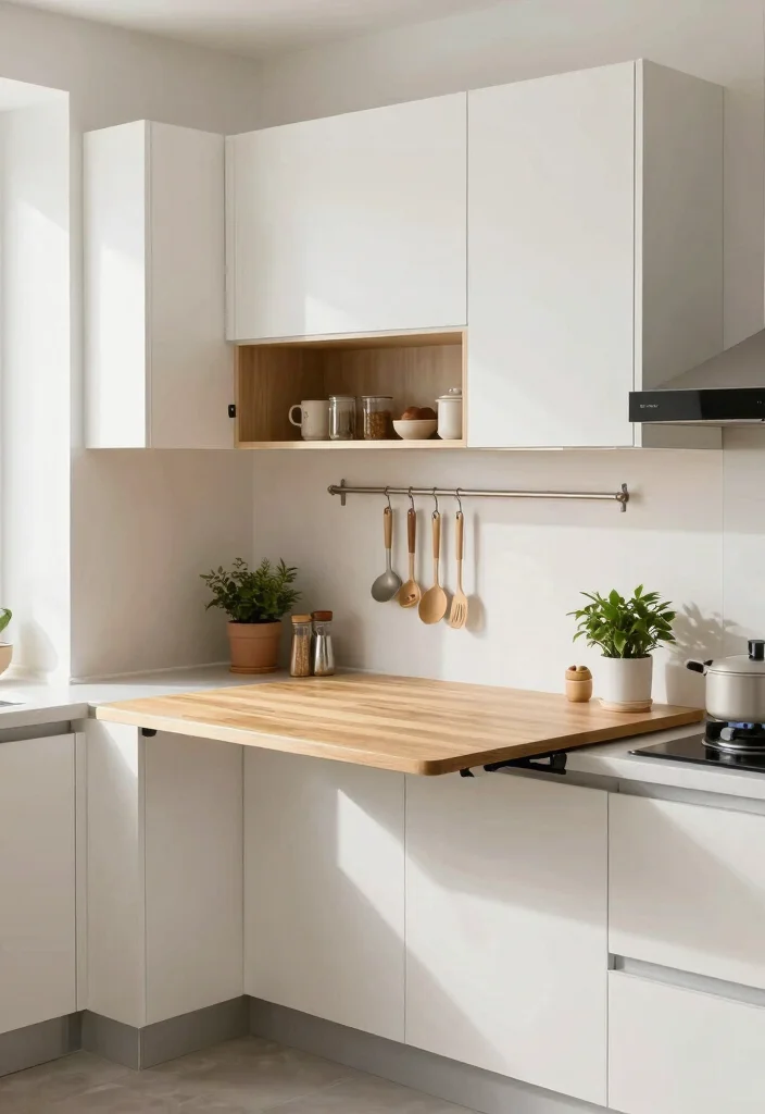 16 Kitchen Upper Cabinets Ideas That Maximize Height - 8. Multi-Functional Upper Cabinets 1