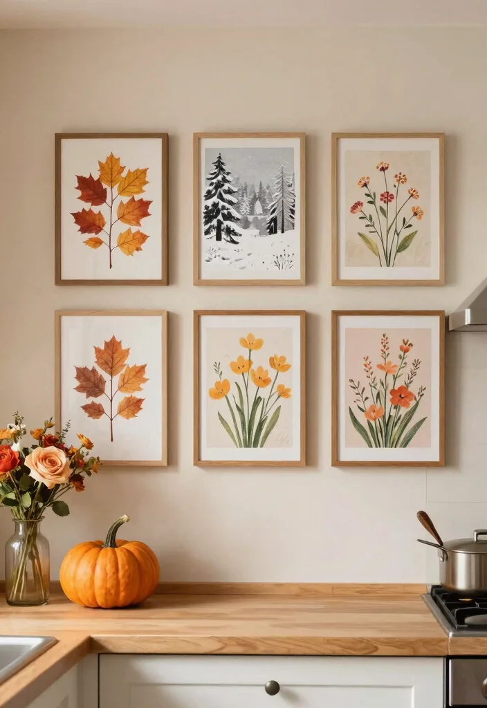 16 Kitchen Wall Prints Ideas That Add Personality 11 16 Kitchen Wall Prints Ideas That Add Personality - 11. Seasonal Kitchen Decor Prints 1