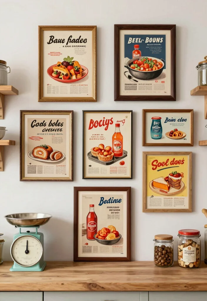 16 Kitchen Wall Prints Ideas That Add Personality 8 16 Kitchen Wall Prints Ideas That Add Personality - 8. Vintage Advertising Prints 1