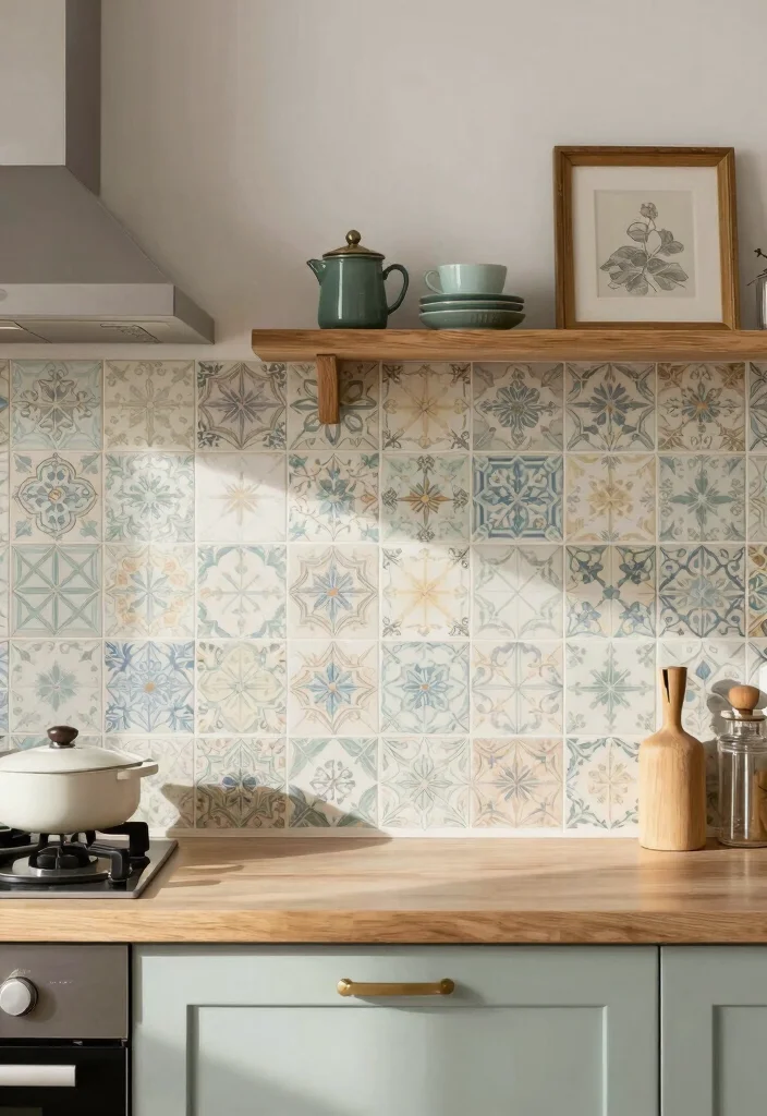 16 Small Kitchen Tiles Ideas That Expand Visual Space 12 16 Small Kitchen Tiles Ideas That Expand Visual Space - 12. Vintage-Inspired Tile Designs 1