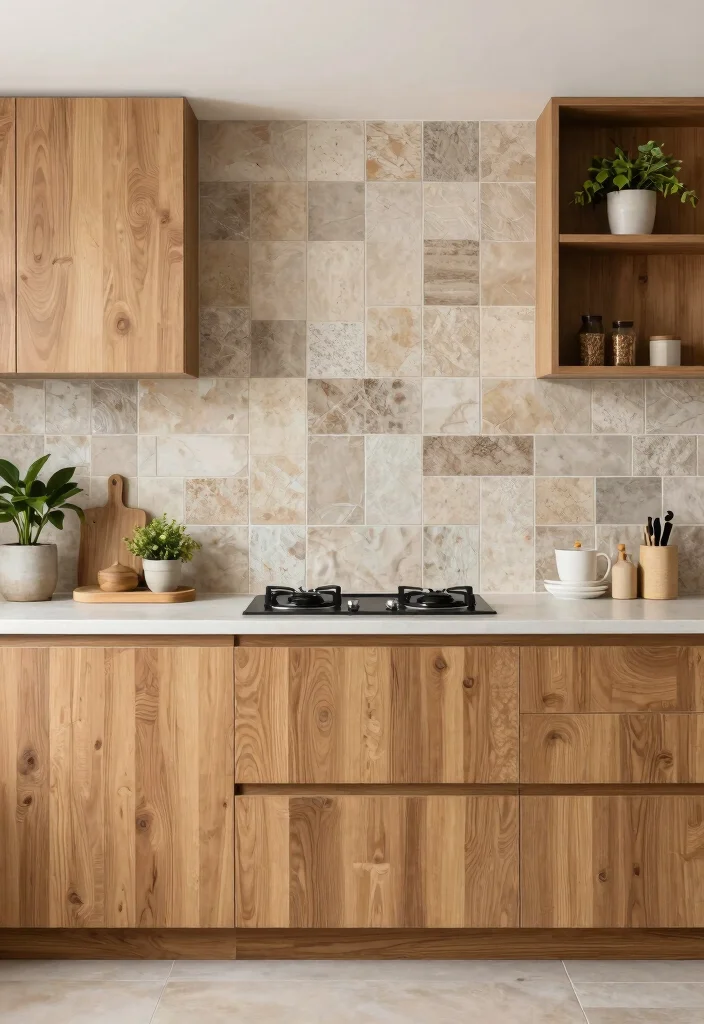 16 Small Kitchen Tiles Ideas That Expand Visual Space 16 16 Small Kitchen Tiles Ideas That Expand Visual Space - 16. Eco-Friendly Tiles 1