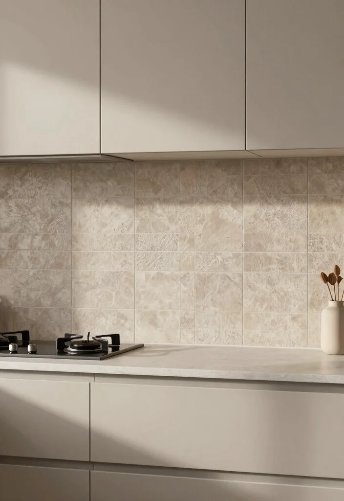 16 Small Kitchen Tiles Ideas That Expand Visual Space 4 16 Small Kitchen Tiles Ideas That Expand Visual Space - 4. Textured Tiles 1