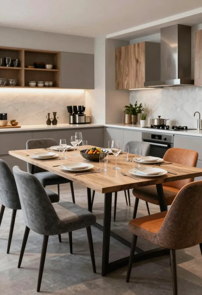 16 Table for Kitchen Ideas That Fit Every Layout 5 16 Table for Kitchen Ideas That Fit Every Layout - 5. Extendable Dining Table 1