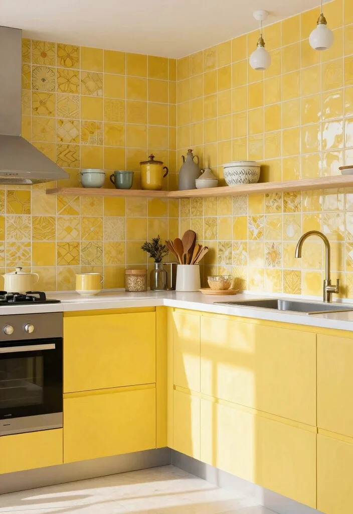 16 Yellow Kitchen Tiles Ideas With Cheerful Energy 17 16 Yellow Kitchen Tiles Ideas With Cheerful Energy - Conclusion 1