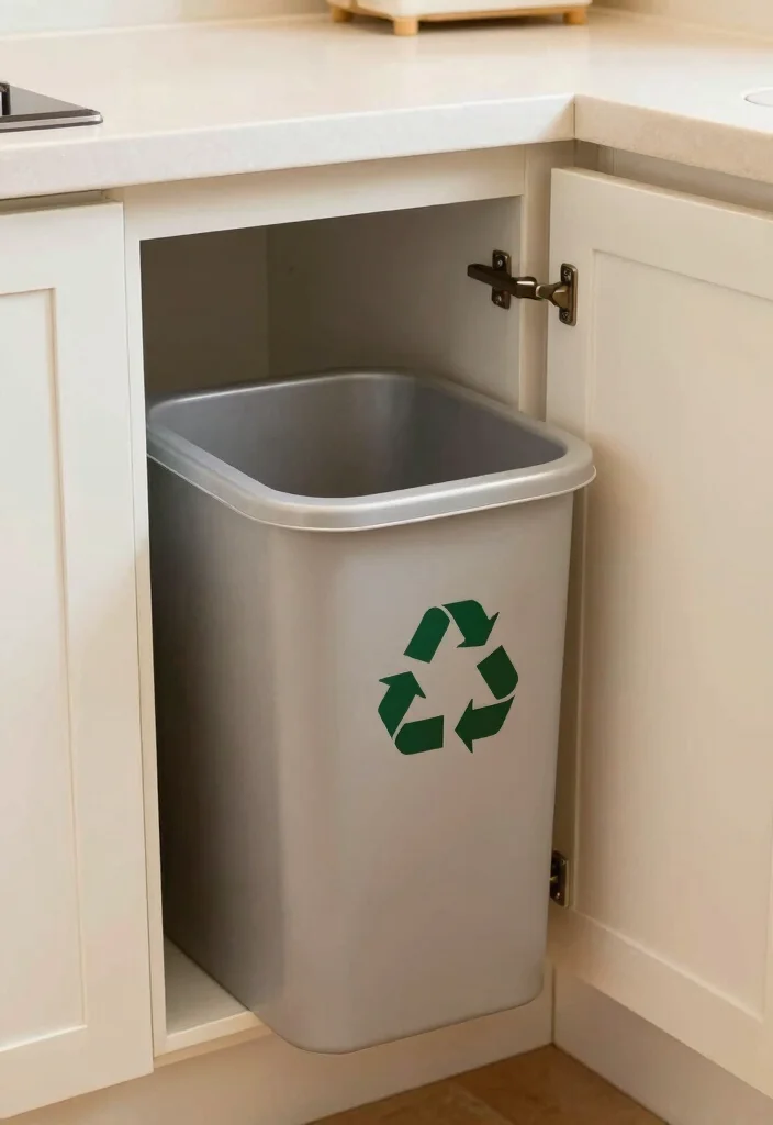 17 Clever Kitchen Storage Ideas Cabinets That Maximize Space 13 17 Clever Kitchen Storage Ideas Cabinets That Maximize Space - 13. Hidden Trash Bins 1
