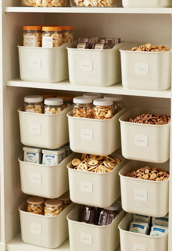 17 Clever Kitchen Storage Ideas Cabinets That Maximize Space 14 17 Clever Kitchen Storage Ideas Cabinets That Maximize Space - 14. Stackable Storage Bins 1
