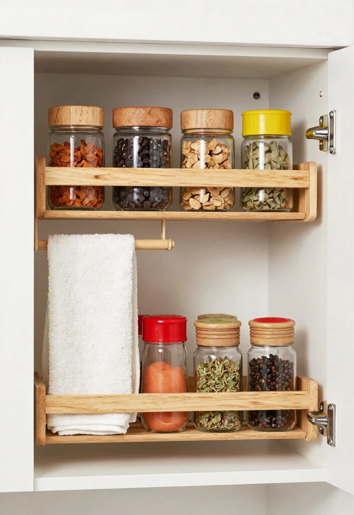 17 Clever Kitchen Storage Ideas Cabinets That Maximize Space 16 17 Clever Kitchen Storage Ideas Cabinets That Maximize Space - 16. Cabinet Door Racks 1