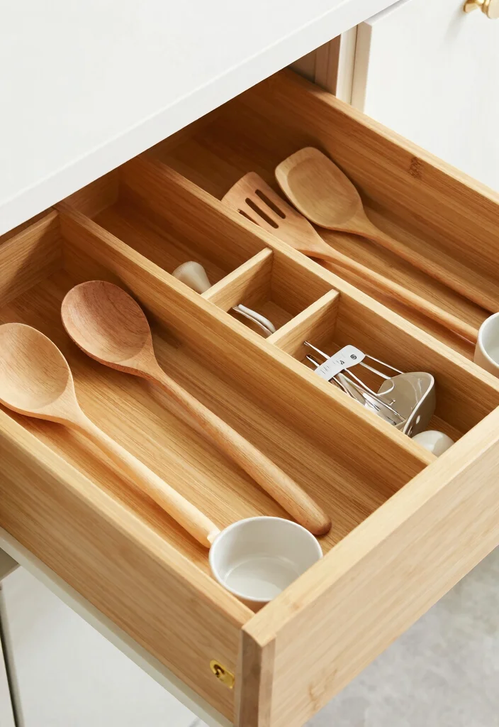 17 Clever Kitchen Storage Ideas Cabinets That Maximize Space 3 17 Clever Kitchen Storage Ideas Cabinets That Maximize Space - 3. Drawer Dividers and Organizers 1