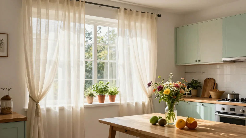 17 Curtain for Kitchen Window Ideas With Soft Touch