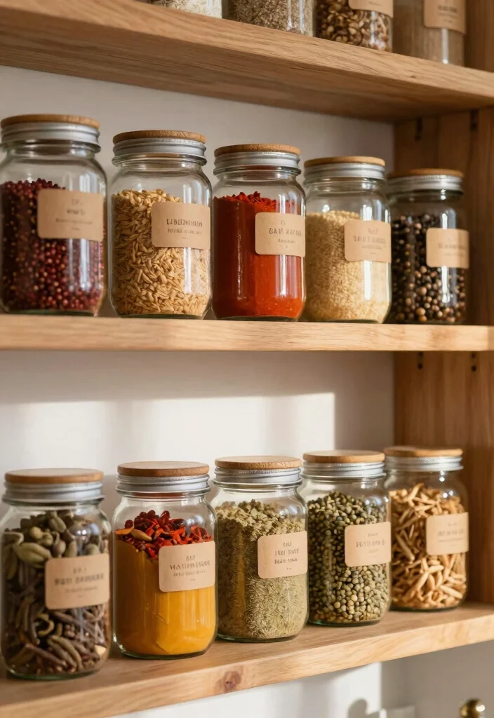 17 Kitchen Cupboard Organization 2026 Trending Ideas That Reduce Clutter - 1. Reusable Glass Jars 1