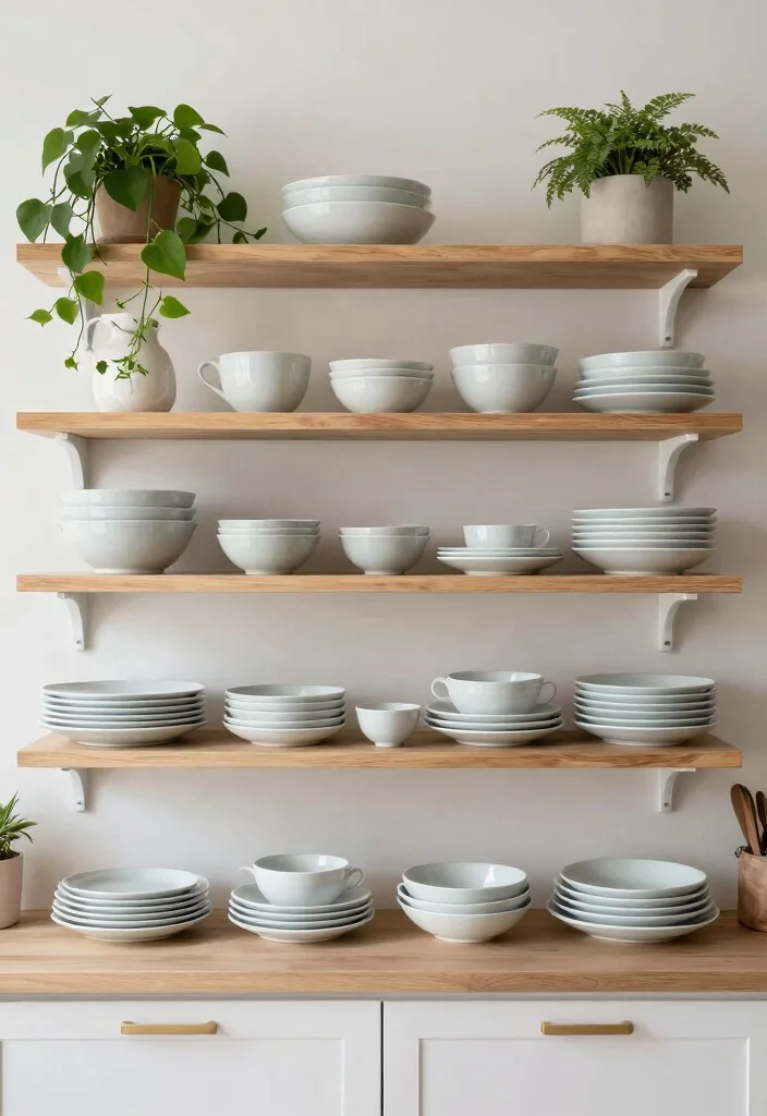 17 Kitchen Cupboard Organization 2026 Trending Ideas That Reduce Clutter - 12. Minimalist Open Shelving 1