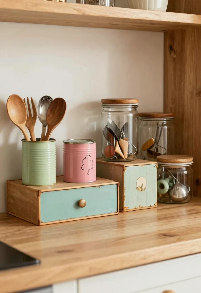 17 Kitchen Cupboard Organization 2026 Trending Ideas That Reduce Clutter - 15. Upcycled Toolkit Organizers 1