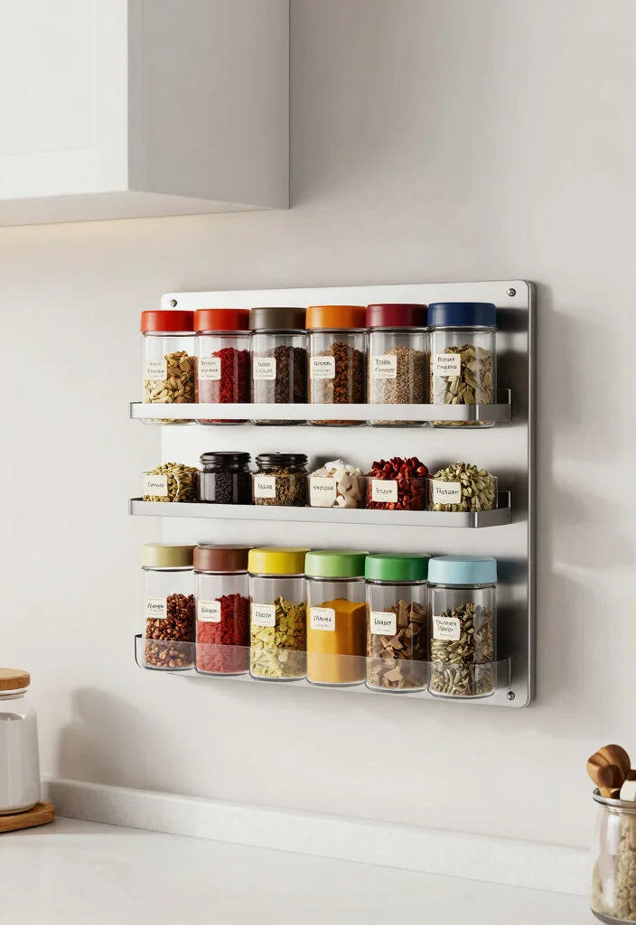 17 Kitchen Cupboard Organization 2026 Trending Ideas That Reduce Clutter - 6. Magnetic Spice Racks 1