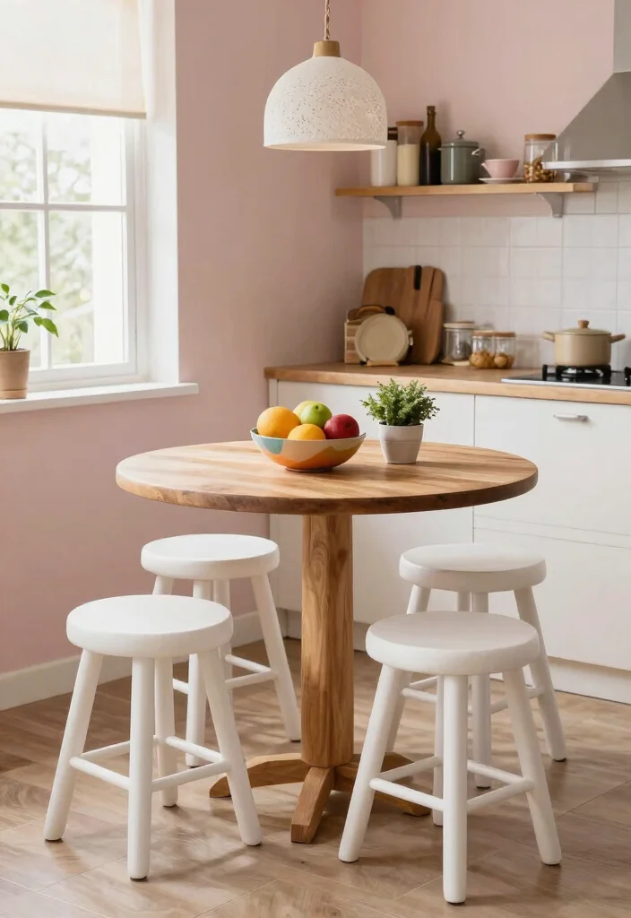 17 Kitchen Table for Small Spaces Ideas That Fit Perfectly - 1. Round Tables for Flexible Seating 1