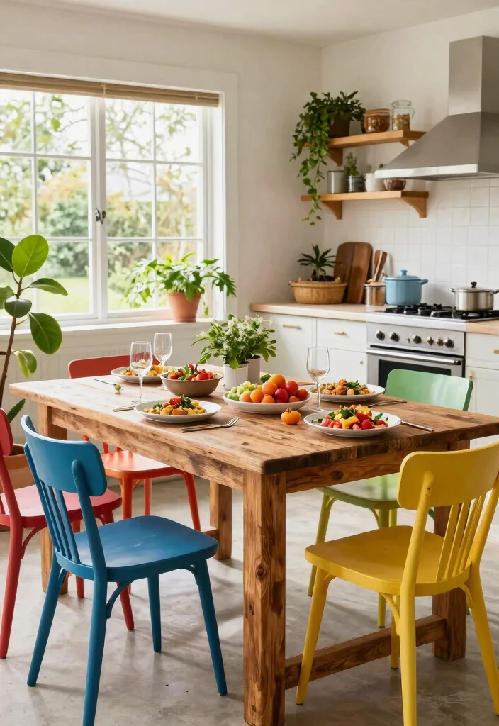 17 Kitchen Table for Small Spaces Ideas That Fit Perfectly - 16. Outdoor-Style Dining Tables 1