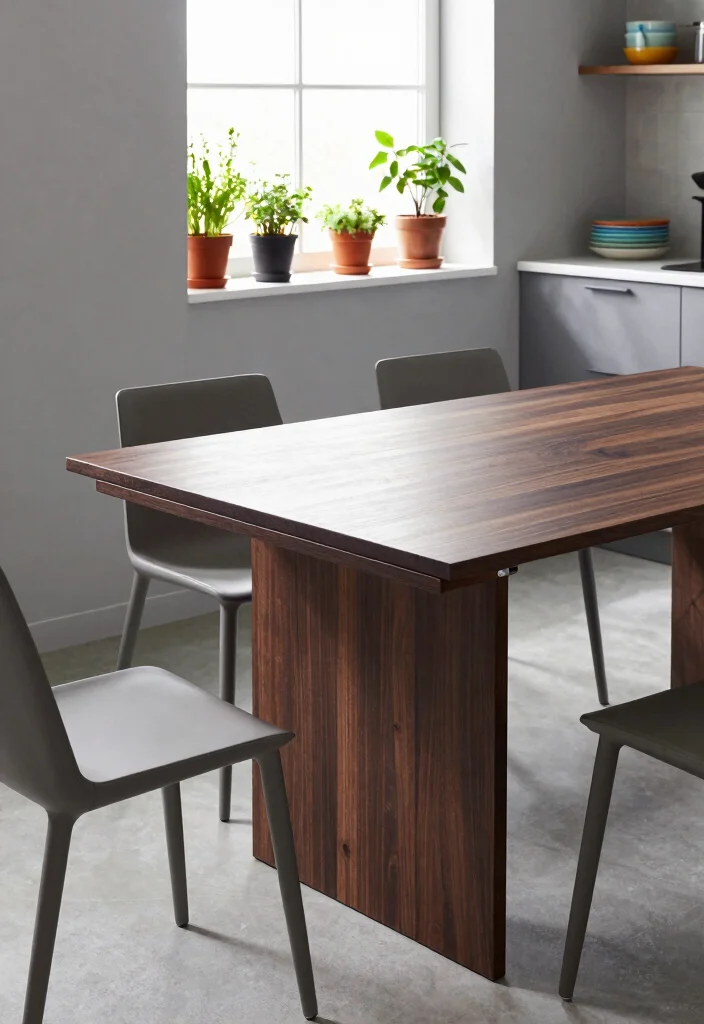 17 Kitchen Table for Small Spaces Ideas That Fit Perfectly - 2. Drop-Leaf Tables for Versatility 1