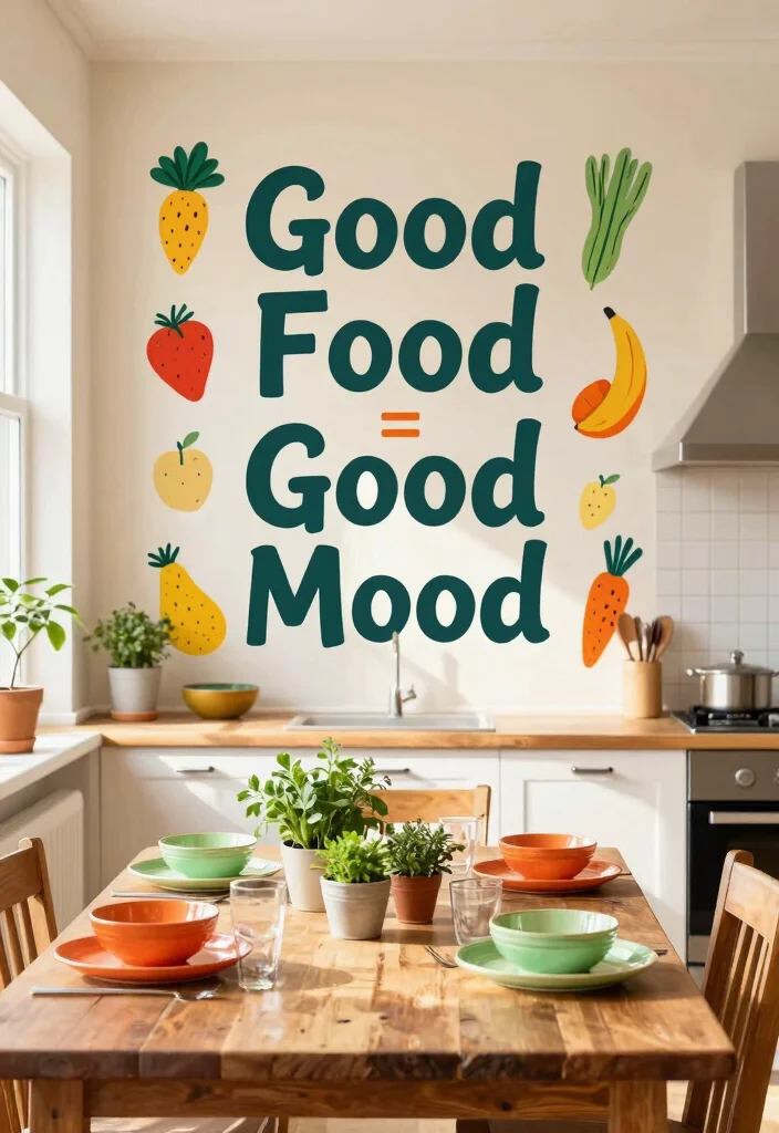 17 Kitchen Wall Quotes Ideas That Inspire Daily 1 17 Kitchen Wall Quotes Ideas That Inspire Daily - 1. 'Good Food = Good Mood' 1