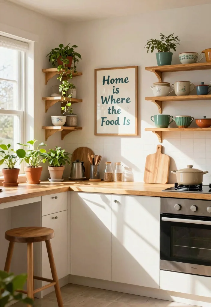 17 Kitchen Wall Quotes Ideas That Inspire Daily 4 17 Kitchen Wall Quotes Ideas That Inspire Daily - 4. 'Home is Where the Food Is' 1