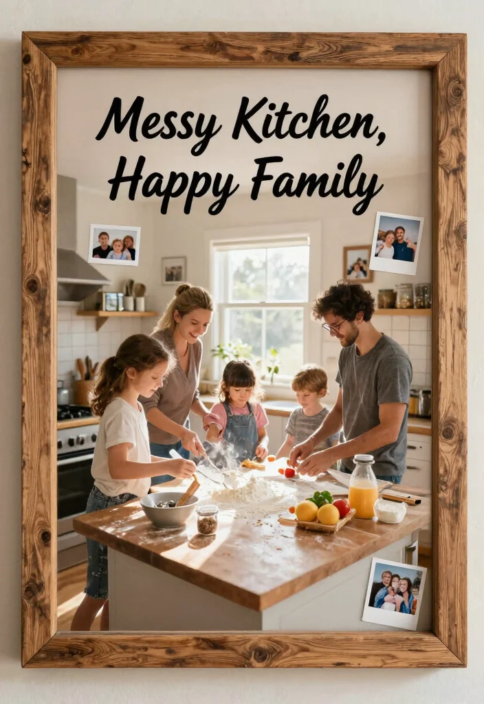 17 Kitchen Wall Quotes Ideas That Inspire Daily 5 17 Kitchen Wall Quotes Ideas That Inspire Daily - 5. 'Messy Kitchen, Happy Family' 1