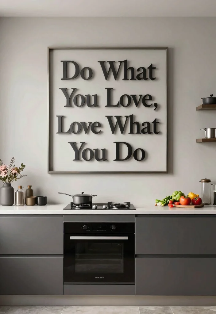 17 Kitchen Wall Quotes Ideas That Inspire Daily 9 17 Kitchen Wall Quotes Ideas That Inspire Daily - 9. 'Do What You Love, Love What You Do' 1