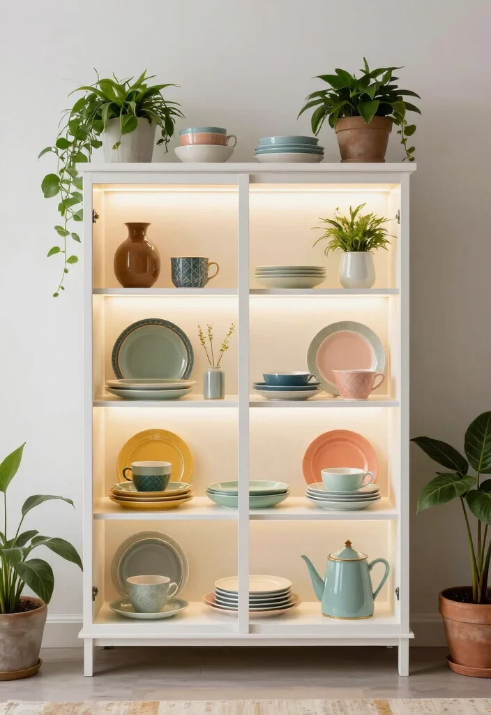 17 Kitchen Wall Storage Ideas That Save Space Smartly 16 17 Kitchen Wall Storage Ideas That Save Space Smartly - 16. Open Display Cabinets for Showcasing Dishware 1